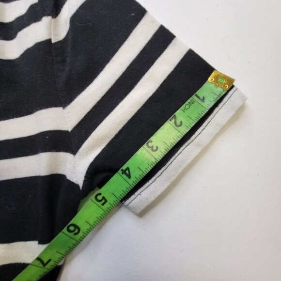 Black and White Short sleeved Mini Dress- Size M - Picture 5 of 7